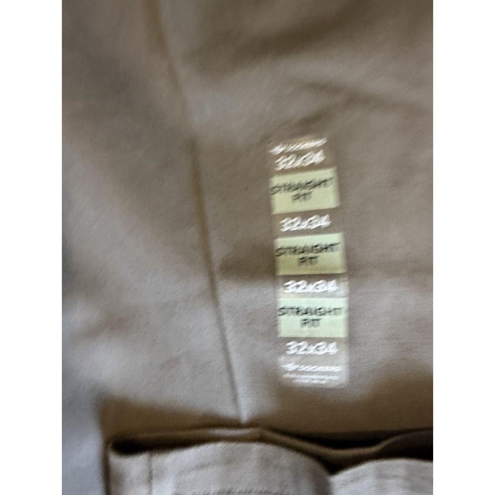Dockers Easy Khaki Pants Mens 32x34 Gray Straight Fit Stretch No Wrinkles NWT - Picture 9 of 11